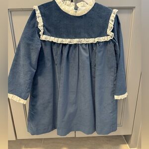 La Coqueta size 4T velvet dress